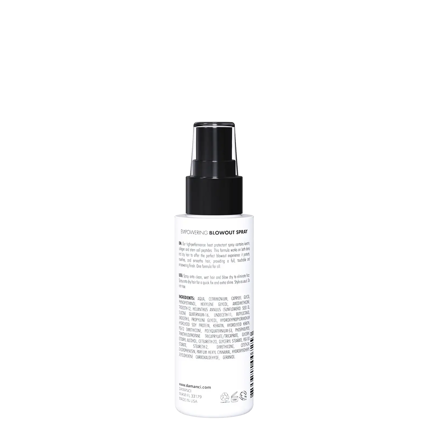 DAMANCI Empowering Blowout Spray | Keratin & Heat Protectant