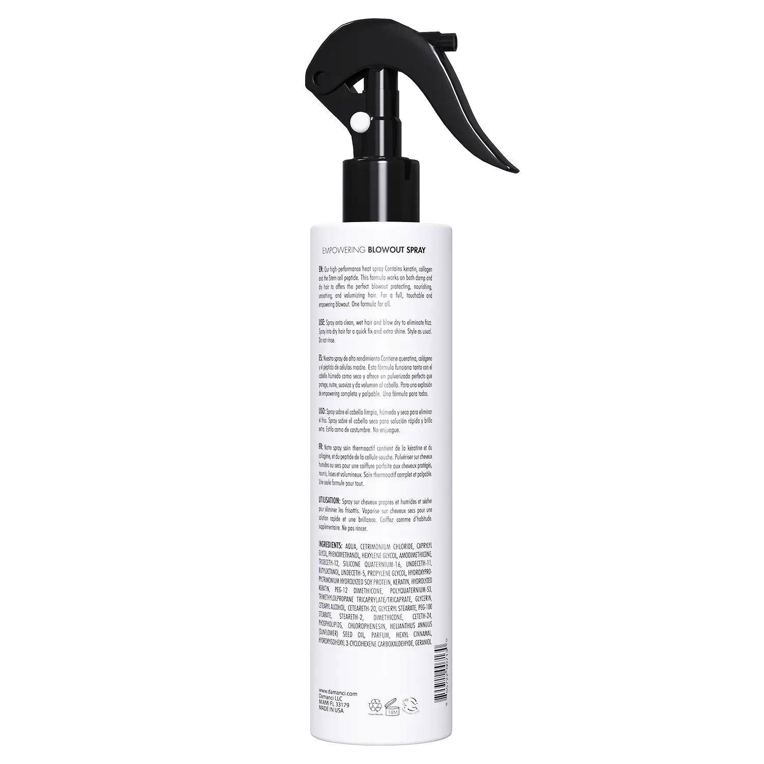 DAMANCI Empowering Blowout Spray | Keratin & Heat Protectant