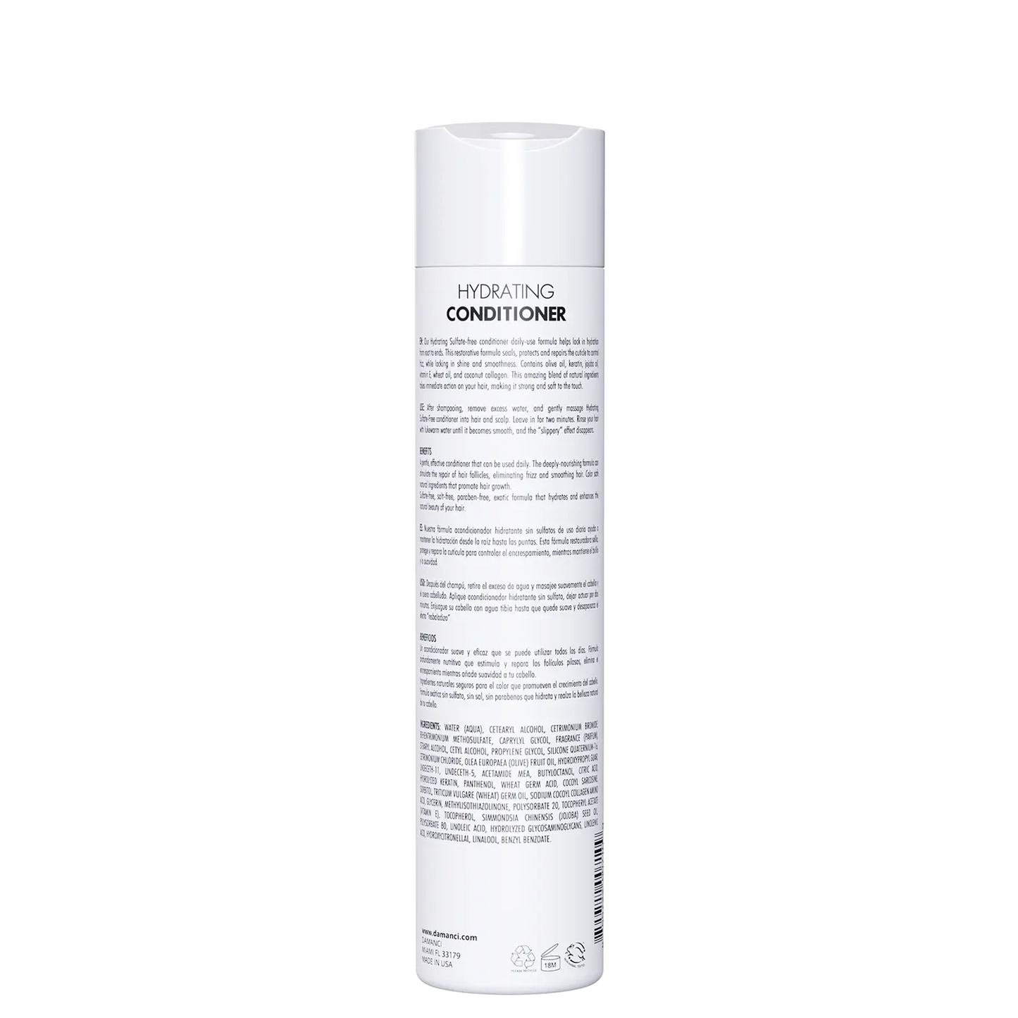 DAMANCI Hydrating Conditioner Sulfate-Free | Locks in Hydration
