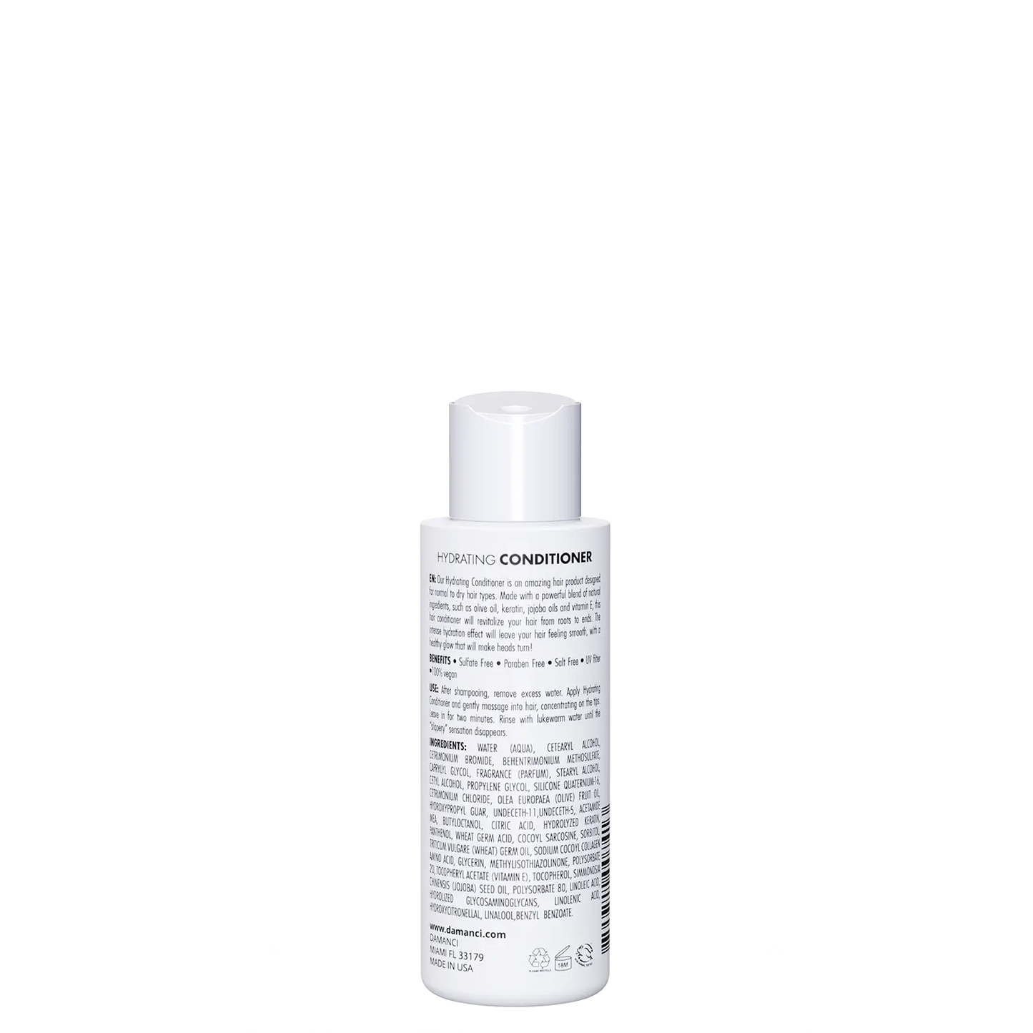 DAMANCI Hydrating Conditioner Sulfate-Free | Locks in Hydration