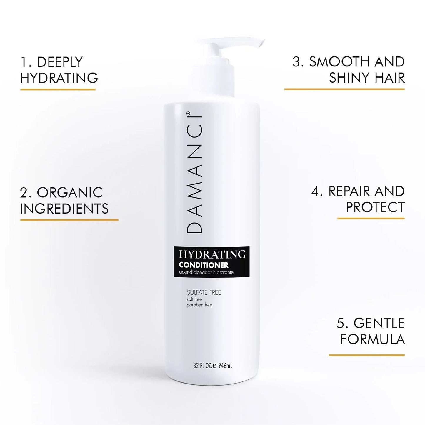 DAMANCI Hydrating Conditioner Sulfate-Free | Locks in Hydration