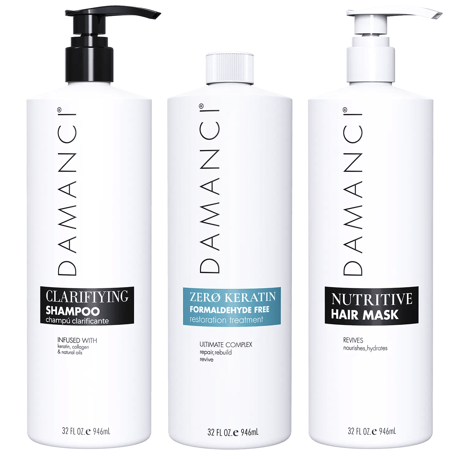 Zerø Keratin Revival Kit, Anti-Frizz, Smoothing Keratin Treatment