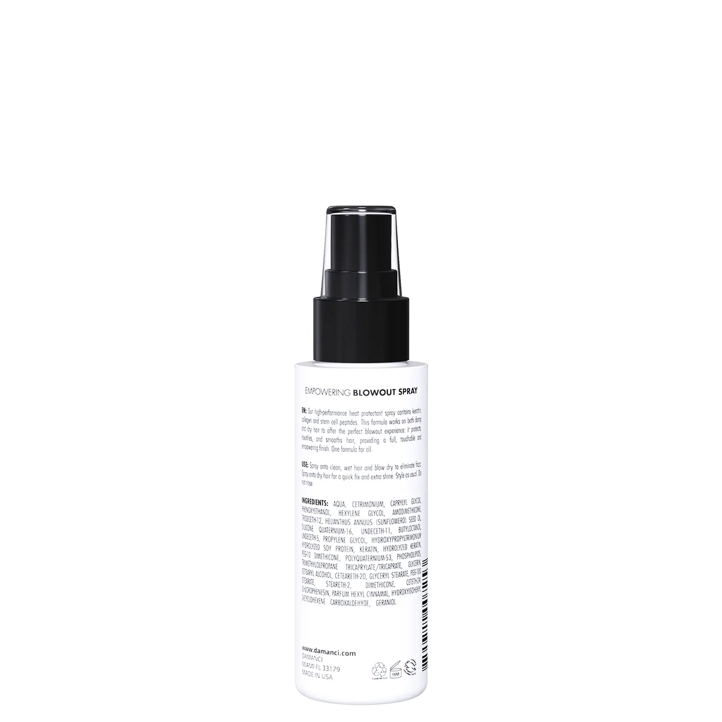 DAMANCI Empowering Blowout Spray | Keratin & Heat Protectant