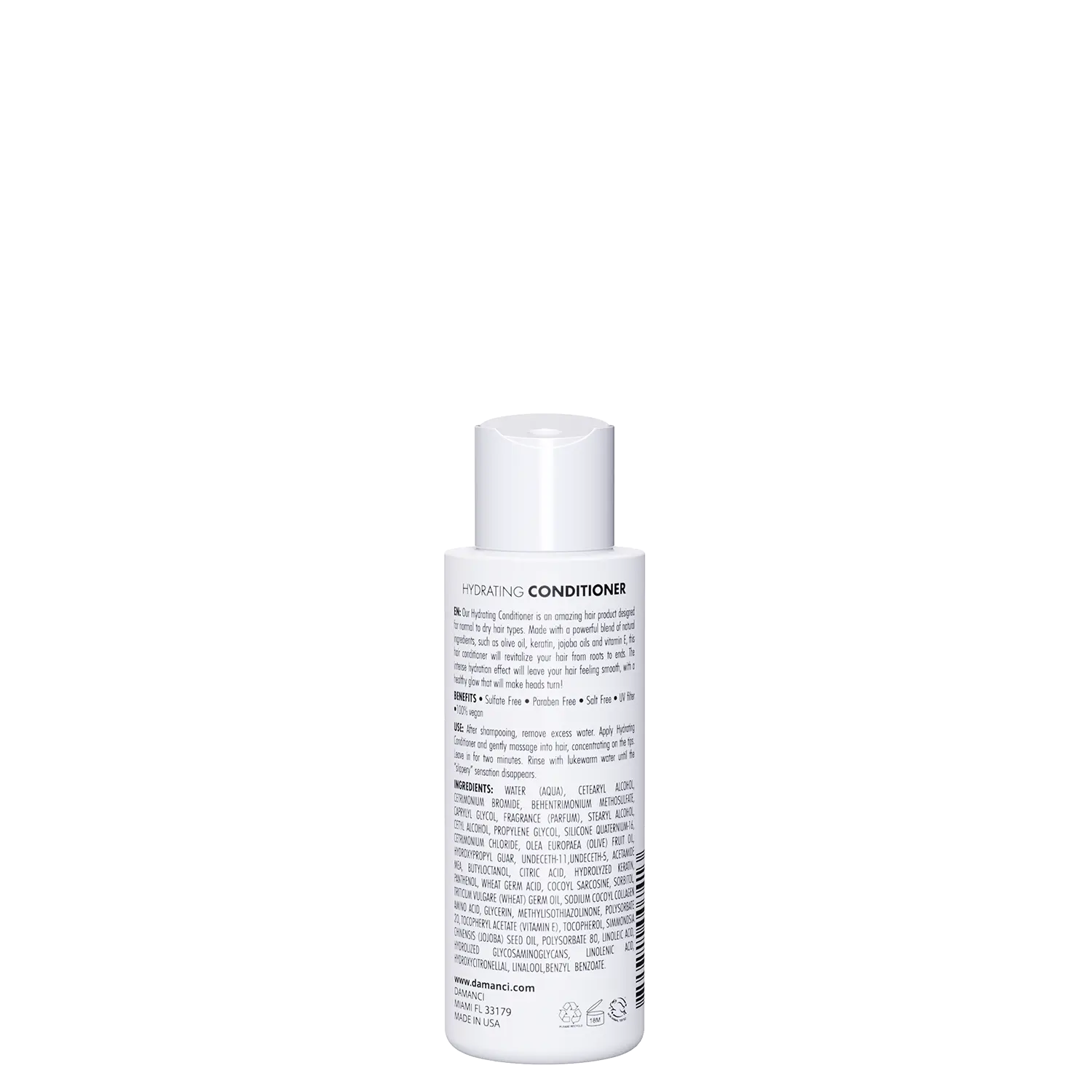 DAMANCI Hydrating Sulfate-Free Conditioner | Locks in Hydration