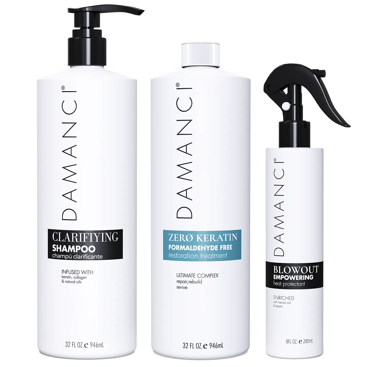 DAMANCI Instant Revival: Shampoo & Keratin Hair Treatment