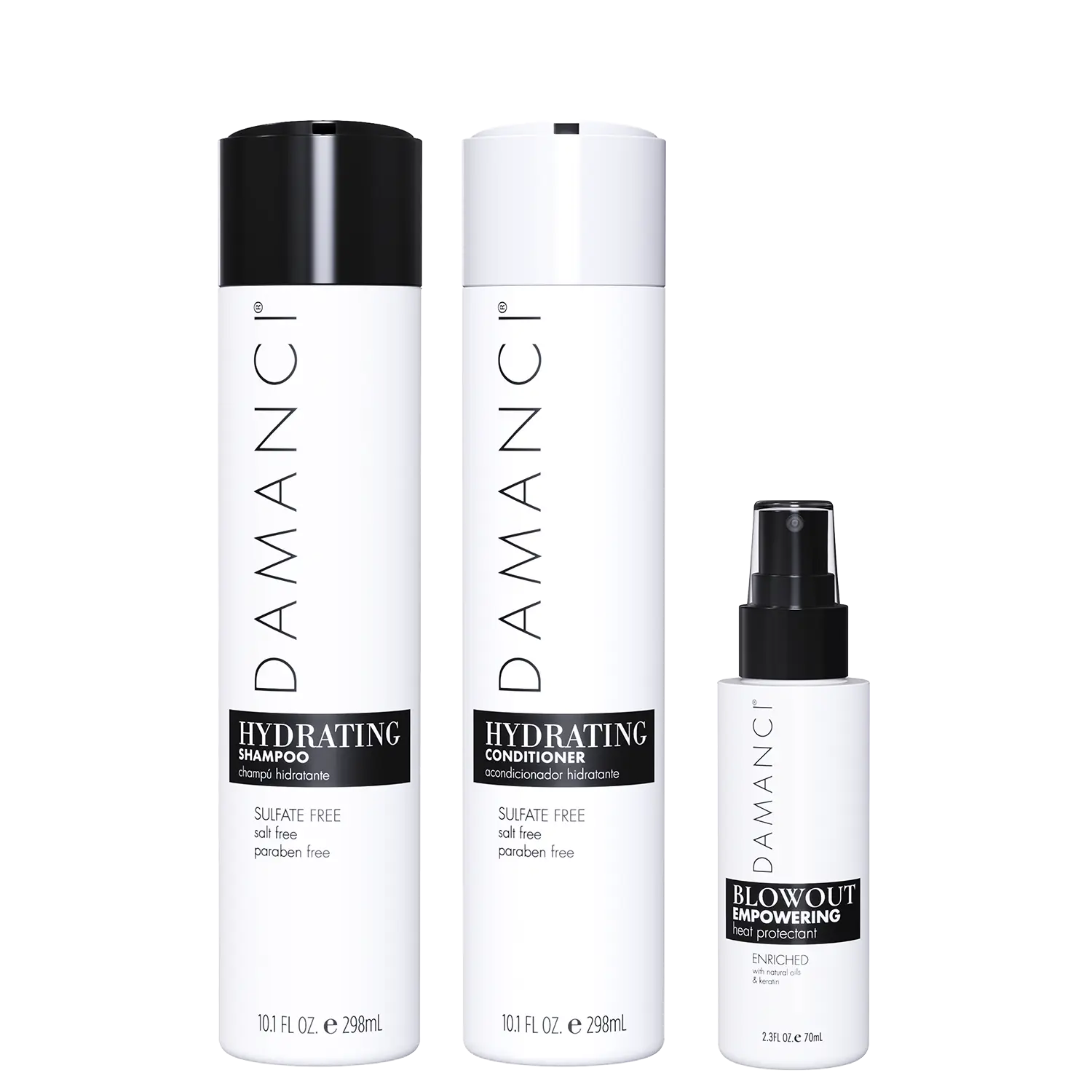 DAMANCI Moisture Fix Kit - Luxury Hydration & Heat Protection