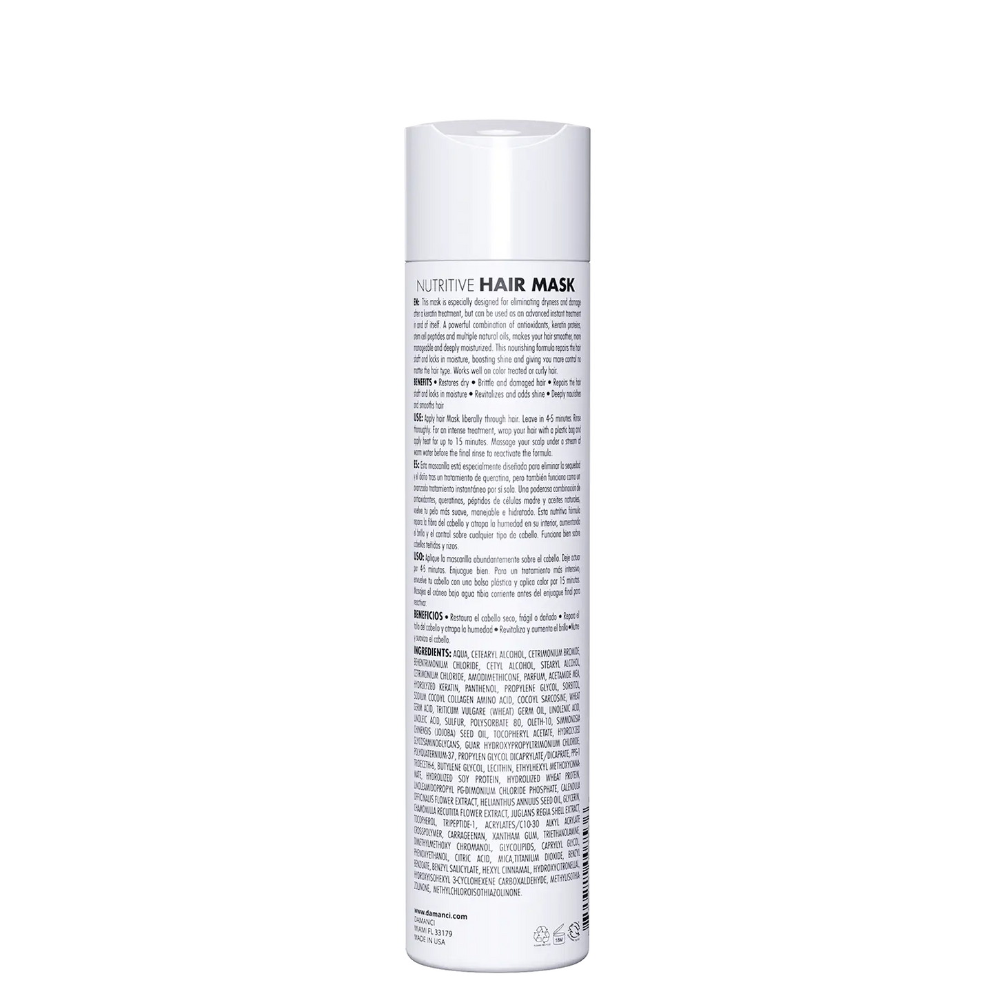 DAMANCI Nutritive Hair Mask for Dryness & Damage