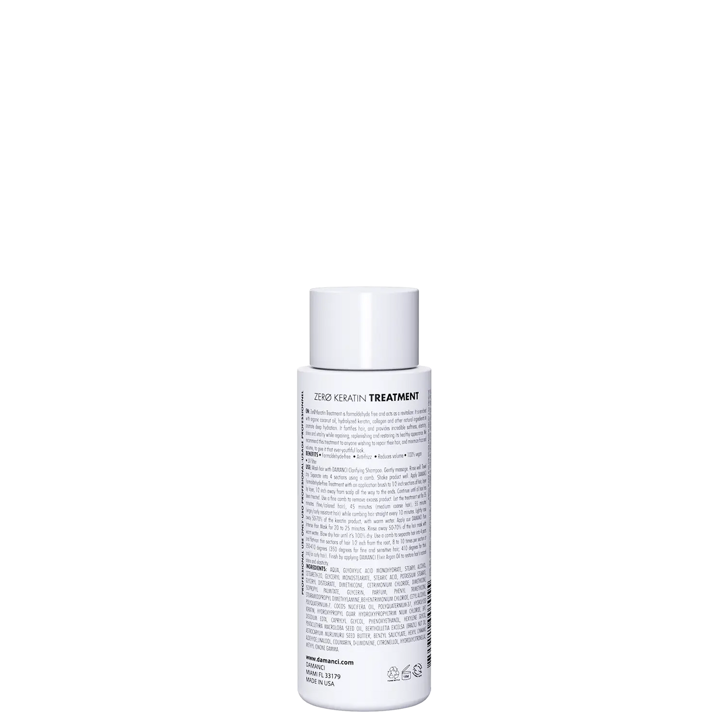 DAMANCI ZerØ Keratin Treatment - Anti-Frizz & Formaldehyde Free