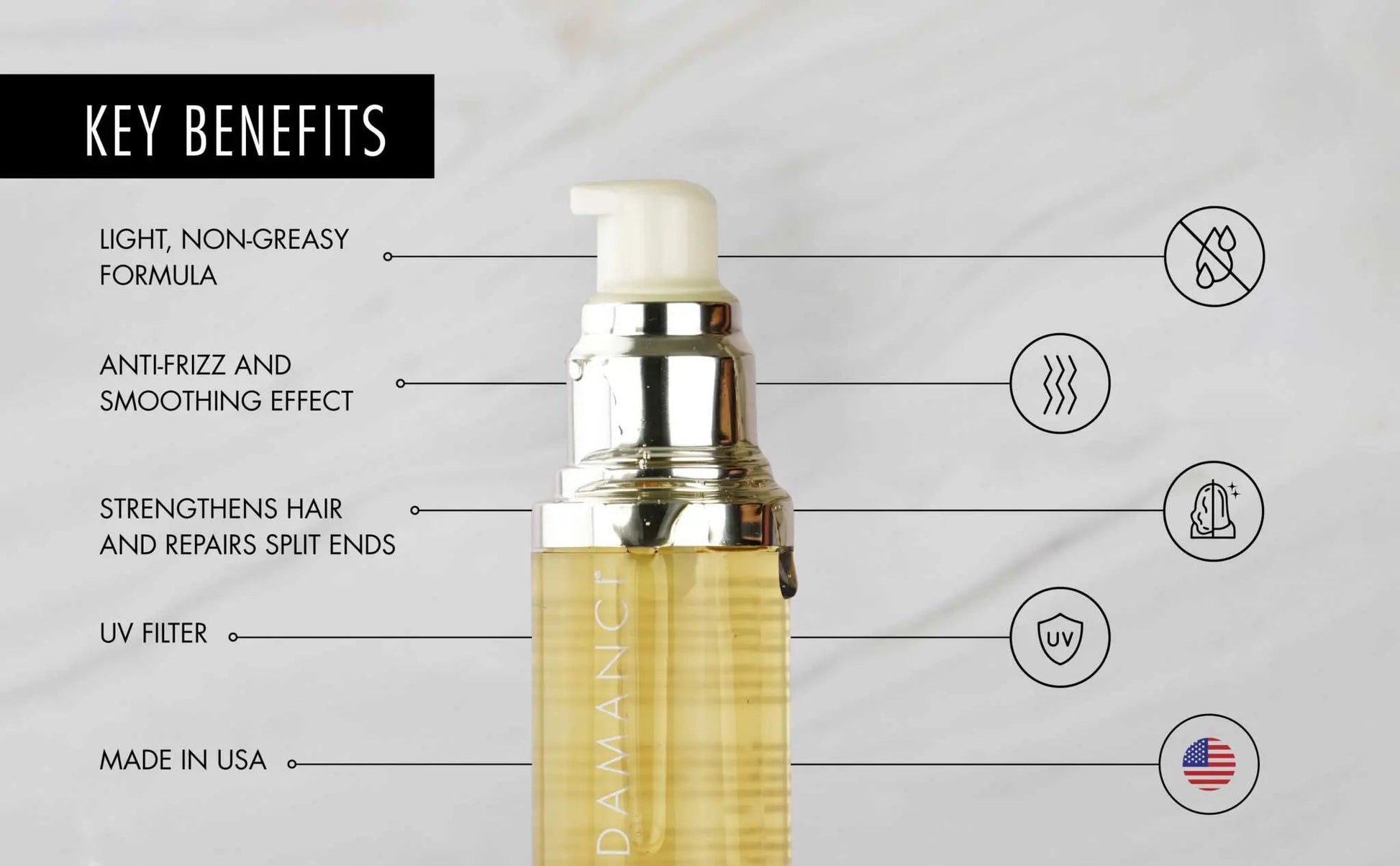 Elixir Argan Oil (Liquid Gold) - DAMANCI® Better hair, better you!