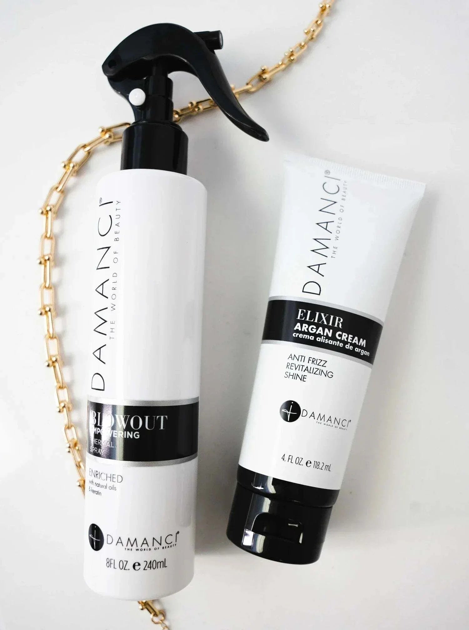 Quick Fix Kit, Argan Styling Cream and Blowout Spray Heat